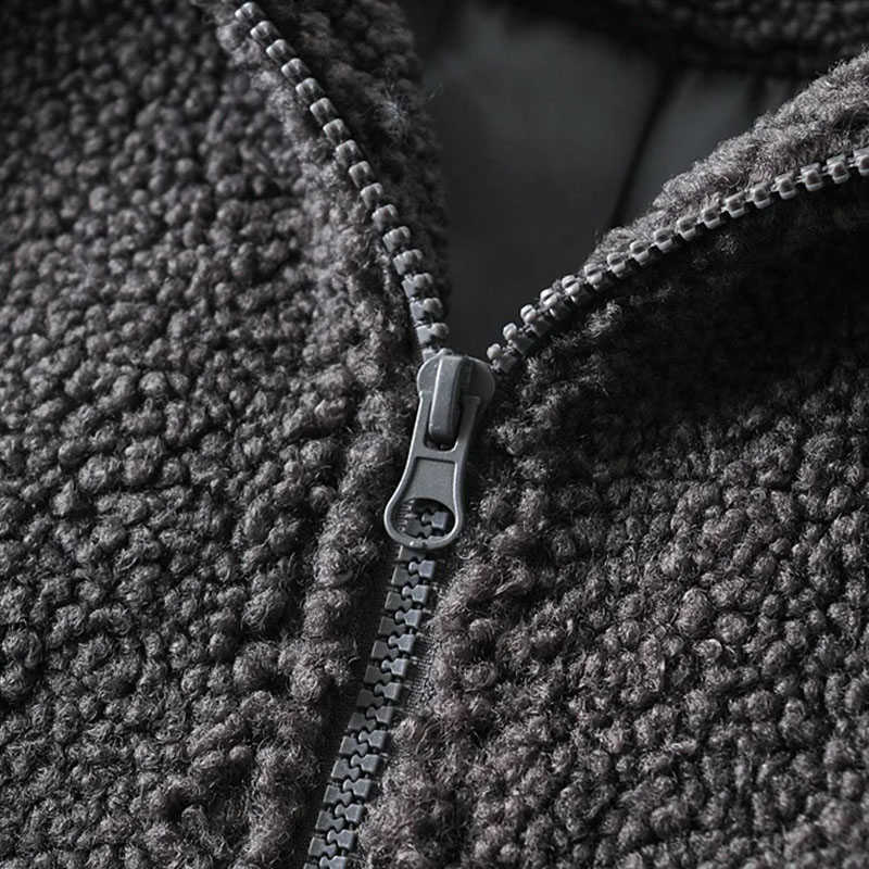 DZLEO Fluffy Women Coats Faux Wool Blend Warm Winter Jacket coat Zip Up Long Sleeve Oversized Fashion Outerwear Fur Coats Women 211019