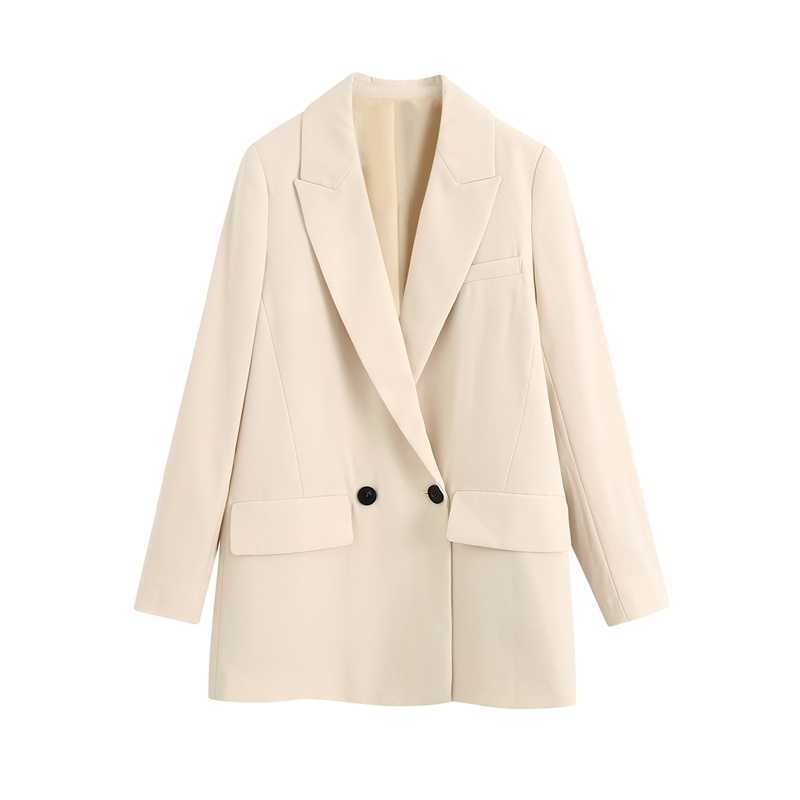 Women Casual Straight Blazer Suit Female Office Coat Spring Solid Color Turn Down Collar Outwear 210525, Beige
Women Casual Straight Blazer Suit Female Office Coat Spring Solid Color Turn Down Collar Outwear 210525, Beige