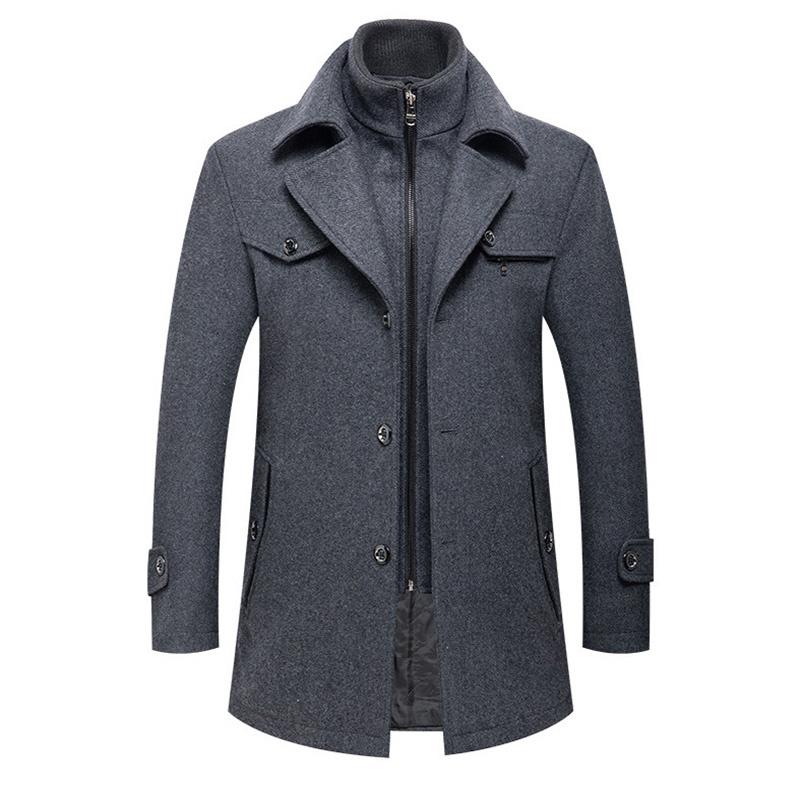 Men's Wool & Blends Winter Autumn Mens Coat Double Collar Thick Trench Business Casual Woolen Jacket Men Overcoat, Black
Men's Wool & Blends Winter Autumn Mens Coat Double Collar Thick Trench Business Casual Woolen Jacket Men Overcoat, Black