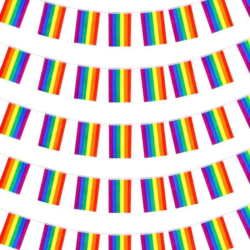 Party Decoration 30Ft Rainbow String Bunting Banner Gay Pride Flags Rectangle Colorful Stripes For LGBT Festival Carnival Home Bars 38Pcs
Party Decoration 30Ft Rainbow String Bunting Banner Gay Pride Flags Rectangle Colorful Stripes For LGBT Festival Carnival Home Bars 38Pcs