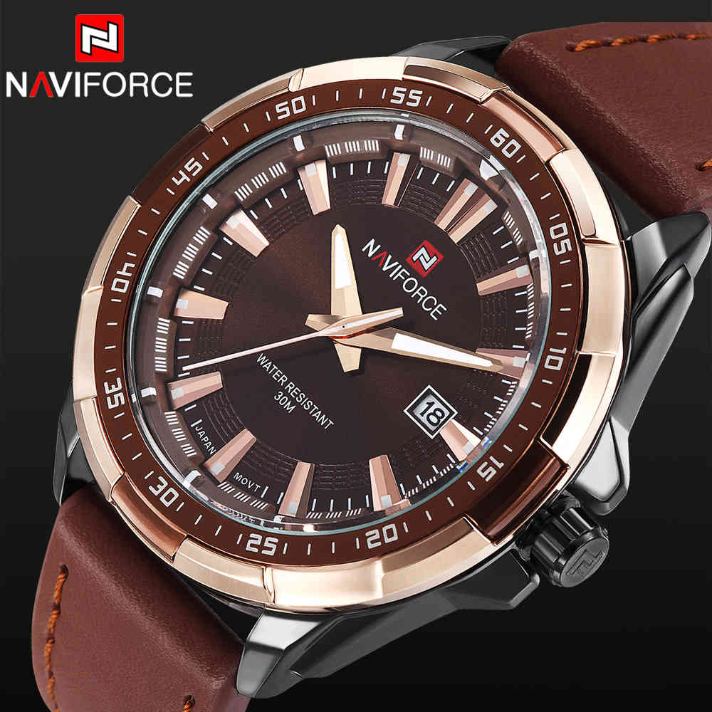 Fashion Men Military Sports Watches Men's Quartz Auto Date Clock Top Brand Luxury Man Leather Strap Casual Wrist Watch 210517, Black
Fashion Men Military Sports Watches Men's Quartz Auto Date Clock Top Brand Luxury Man Leather Strap Casual Wrist Watch 210517, Black