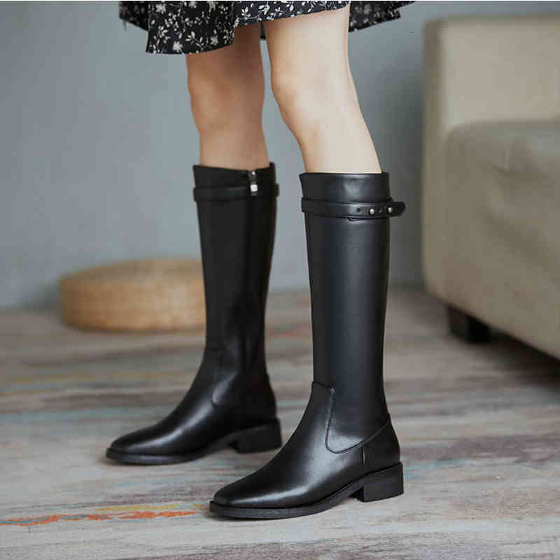 Boots children small tall Knight boots Fashion Square Head thick heel side zipper knee length B72B, Black
Boots children small tall Knight boots Fashion Square Head thick heel side zipper knee length B72B, Black