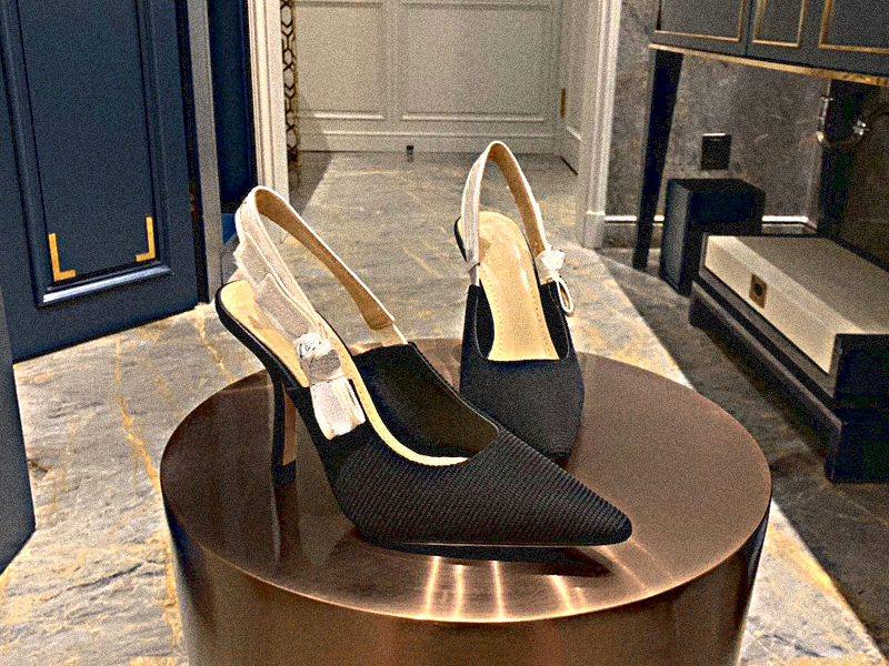 2021 Crazy Sales D Brand Luxury Designer Women's Slingback heels Shoes Pointy High Mid Flat heeled shoe Bow knot Leather sole Black fabric Top Quality EU Size 35-40
2021 Crazy Sales D Brand Luxury Designer Women's Slingback heels Shoes Pointy High Mid Flat heeled shoe Bow knot Leather sole Black fabric Top Quality EU Size 35-40