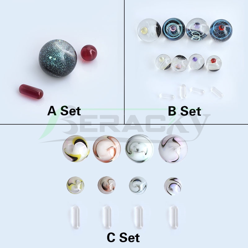 Beracky 3 Styles Glass Smoking Terp Slurper Pearls Set With Ruby Quartz Pill Marbles Sets For Slurpers Banger Nails Water Bongs Dab Rigs
Beracky 3 Styles Glass Smoking Terp Slurper Pearls Set With Ruby Quartz Pill Marbles Sets For Slurpers Banger Nails Water Bongs Dab Rigs