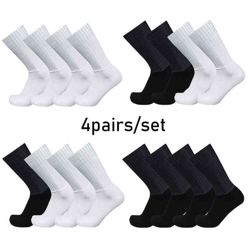 4pairs/set Aero Pure Color Cycling Sports Socks Silicone Non-slip Pro Racing Bicycle Socks Summer Cool Calcetines Ciclismo 220105, White
4pairs/set Aero Pure Color Cycling Sports Socks Silicone Non-slip Pro Racing Bicycle Socks Summer Cool Calcetines Ciclismo 220105, White