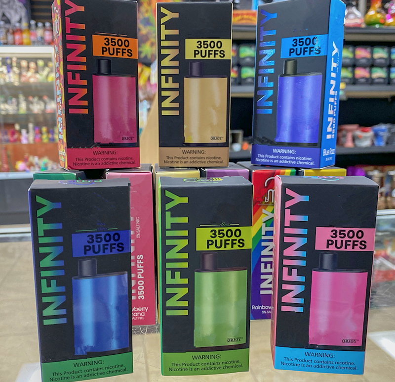 Fumed Infinity 3500 puffs Disposable E cigarettes with 1500mah battery 12ml Prefilled Vape Cartridge Randm dazzle king bang xxl max
Fumed Infinity 3500 puffs Disposable E cigarettes with 1500mah battery 12ml Prefilled Vape Cartridge Randm dazzle king bang xxl max