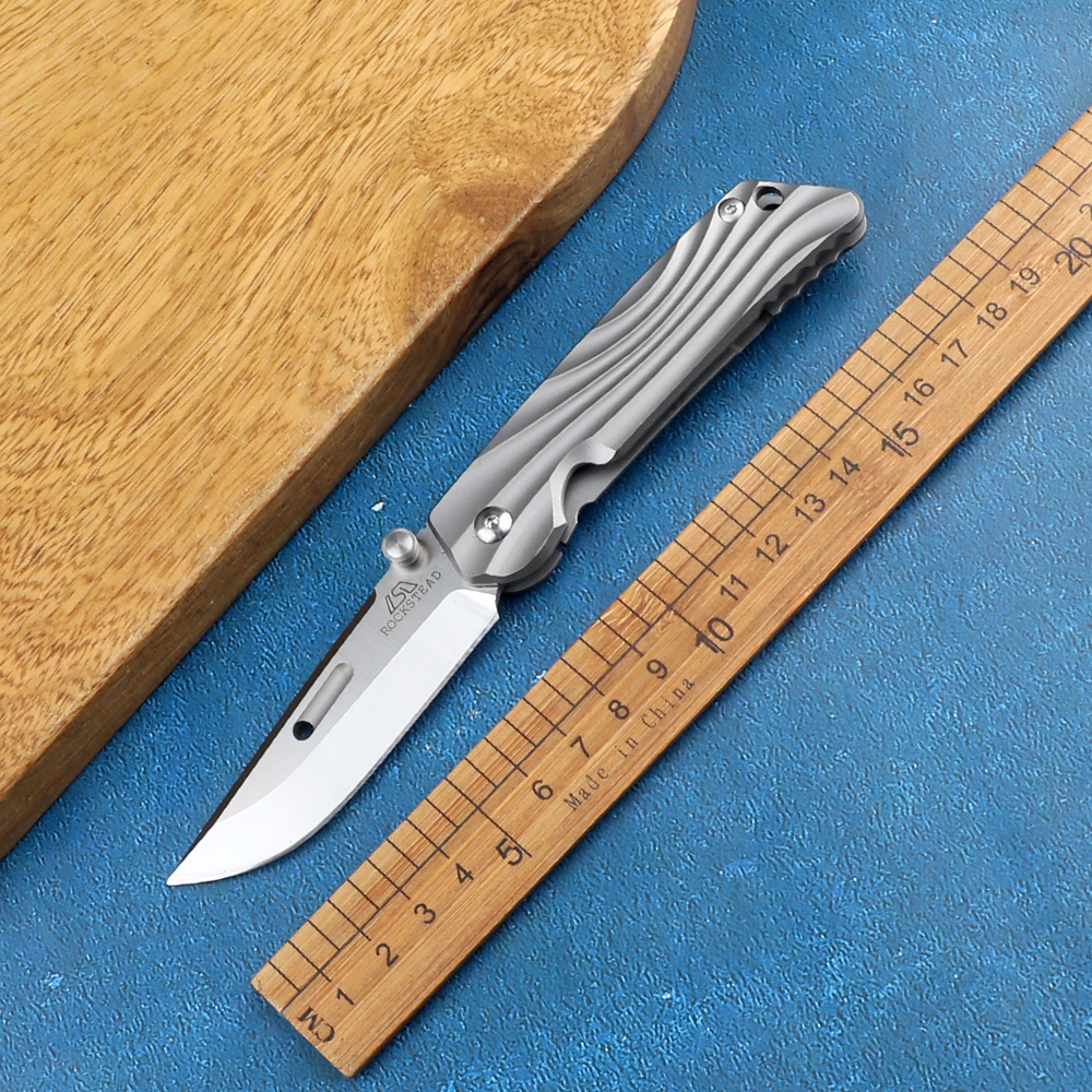 ROCKSTEAD HIZEN-TIC fat front folding knife Japan AUS10 blade titanium alloy handle tactical gift belt gift box
ROCKSTEAD HIZEN-TIC fat front folding knife Japan AUS10 blade titanium alloy handle tactical gift belt gift box