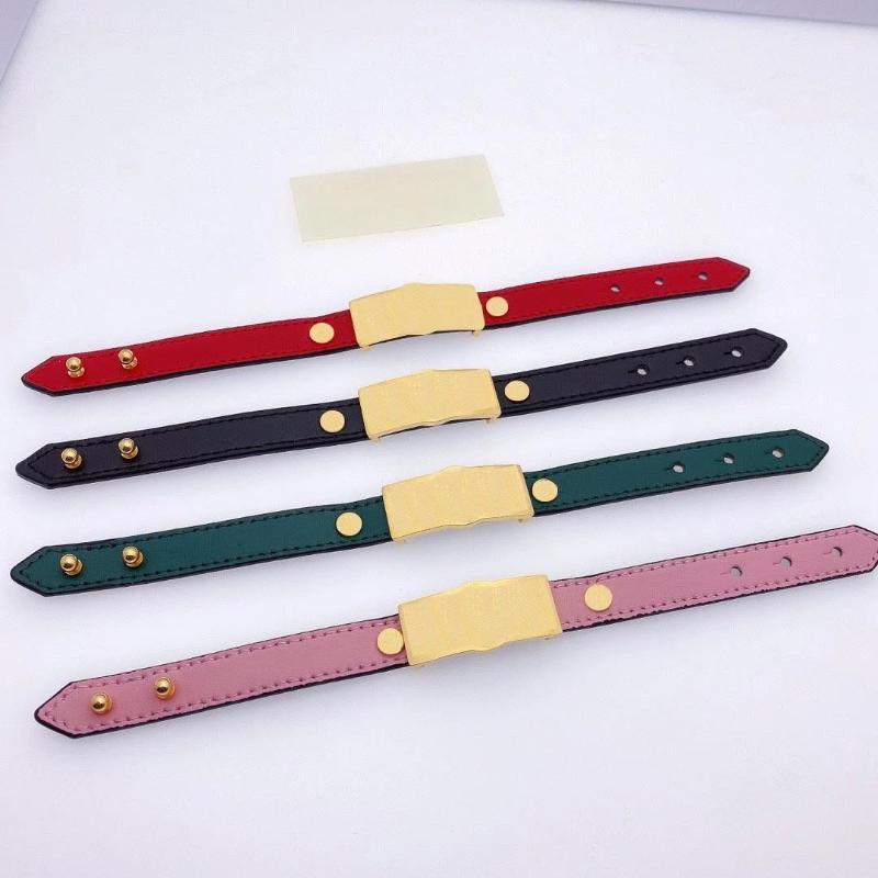 Charm Bracelets Trendy Genuine Leather Women Bracelet Jewelry Gold Metal Leter Clasp Simple Leathers Rope For Womens Male Gifts, Golden;silver
Charm Bracelets Trendy Genuine Leather Women Bracelet Jewelry Gold Metal Leter Clasp Simple Leathers Rope For Womens Male Gifts, Golden;silver