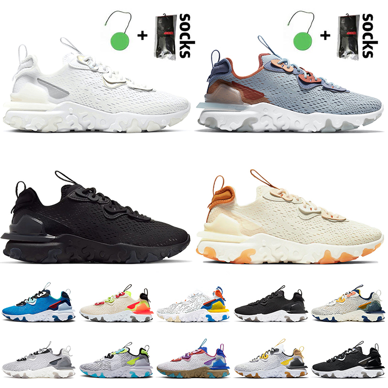 2021 Top Fashion Women Mens React Vision Running Shoes Triple White Black Iridescent Light Armory Blue Pale Ivory Trainers Sneakers Runners
2021 Top Fashion Women Mens React Vision Running Shoes Triple White Black Iridescent Light Armory Blue Pale Ivory Trainers Sneakers Runners