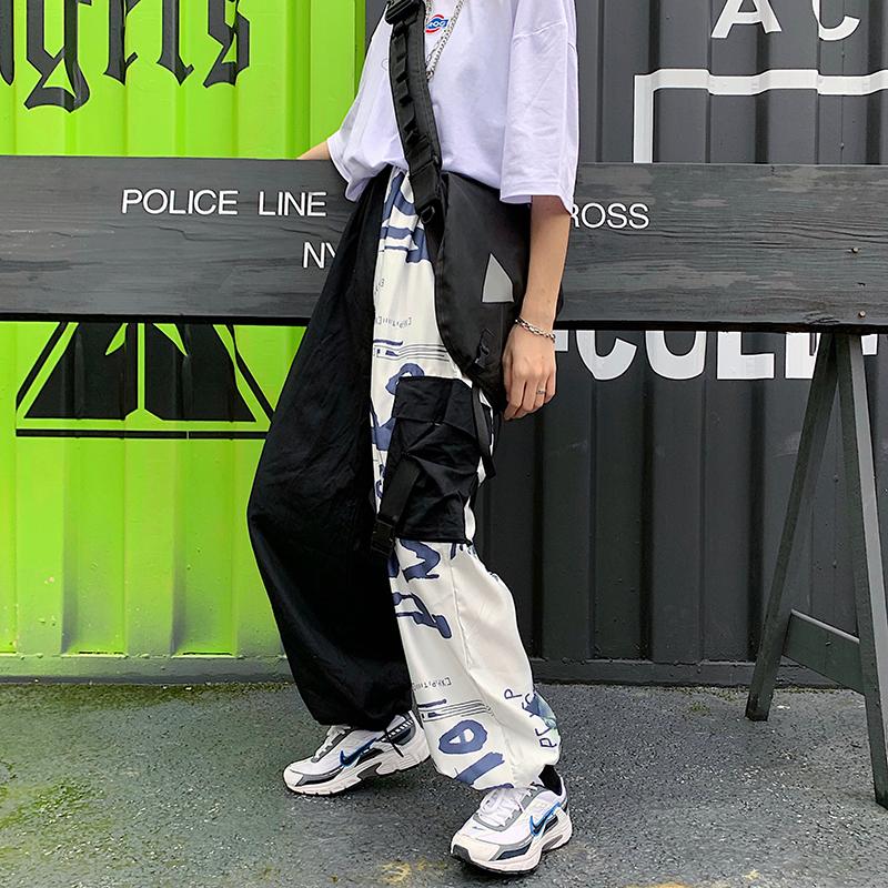 Women's Pants & Capris HOUZHOU 2021 Cargo Women Korean Style Harajuku Streetwear Graffiti Wide Leg Hip Hop Aesthetic Trousers, Black;white
Women's Pants & Capris HOUZHOU 2021 Cargo Women Korean Style Harajuku Streetwear Graffiti Wide Leg Hip Hop Aesthetic Trousers, Black;white