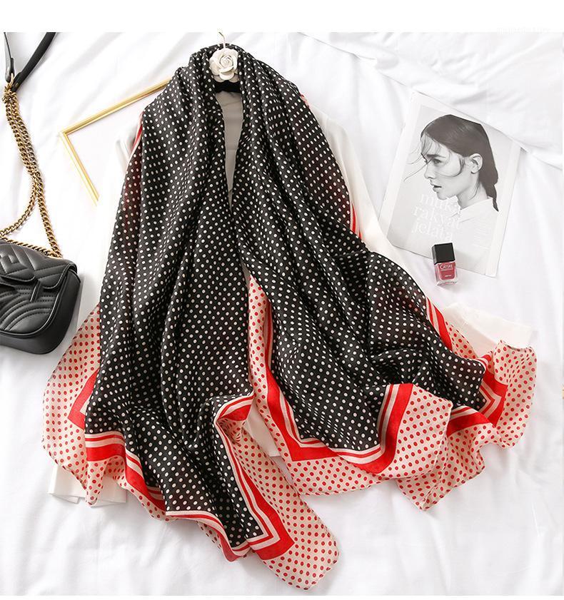 Scarves 2021 Polka Print Shawls Women Long Soft Dot Spot Scarf Wrap Hijab Muffler 3 Color
Scarves 2021 Polka Print Shawls Women Long Soft Dot Spot Scarf Wrap Hijab Muffler 3 Color