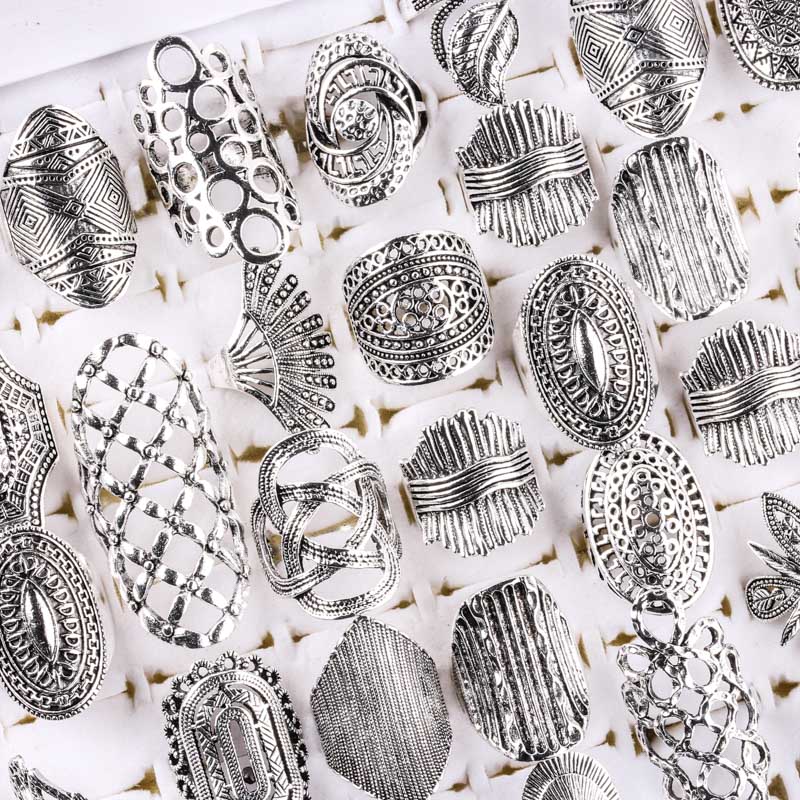 rings for women Wholesale Ring 20pcs Fashion Jewelry Mix Retro Tibetan Silver Flower Charm Biker Wedding Gothic Punk Assorted Lots Carved Style Vintage
rings for women Wholesale Ring 20pcs Fashion Jewelry Mix Retro Tibetan Silver Flower Charm Biker Wedding Gothic Punk Assorted Lots Carved Style Vintage