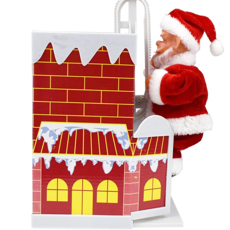 Christmas Decorations Santa Claus Climbing Chimney Doll Electric Toy With Music Children Kids Gifts Year Decoration Ornaments 
Christmas Decorations Santa Claus Climbing Chimney Doll Electric Toy With Music Children Kids Gifts Year Decoration Ornaments