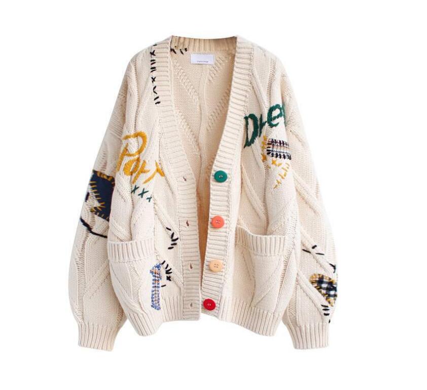 Women Designers Clothes 2021 Women Sweaters Winter Cardigan Cashmere Blend Fashion Women High Quality Sweaters 3 Colors Streetwear Costume, Beige
Women Designers Clothes 2021 Women Sweaters Winter Cardigan Cashmere Blend Fashion Women High Quality Sweaters 3 Colors Streetwear Costume, Beige