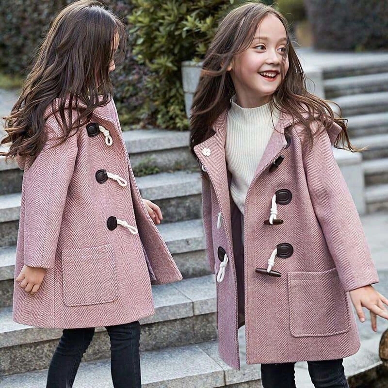 Pink Children Spring Winter For Kids Girl Casual Hooded Coat Outerwear Teenage Thick Outwear Jackets High Quality от DHgate WW