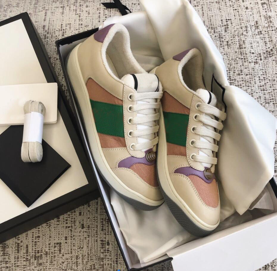 2021 Luxury Designer men women sports shoes top leather casual shoes classic color matching lace tennis shoelace box size35-45, Color 8
2021 Luxury Designer men women sports shoes top leather casual shoes classic color matching lace tennis shoelace box size35-45, Color 8