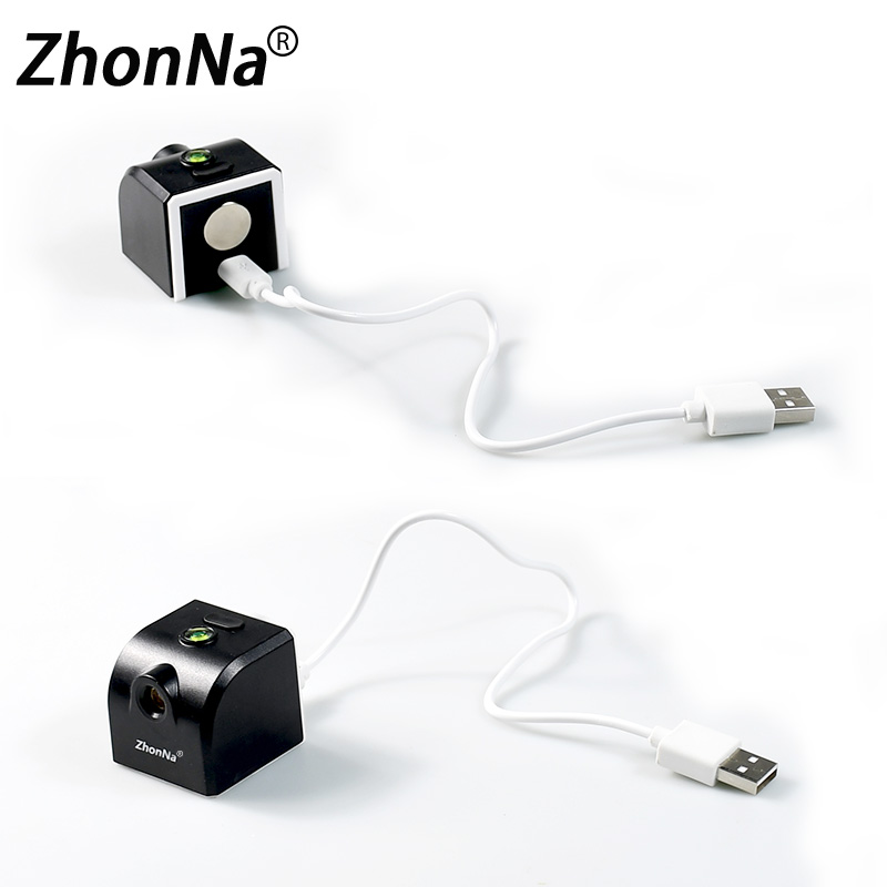 Green Light Measuring Mini Laser Level Portable Lightweight Collimator Positioning Tool USB With Magnetic Adsorption Function