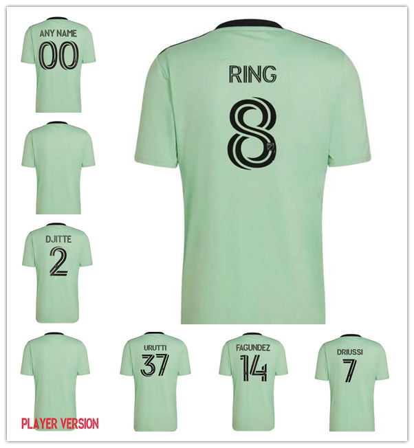 Adult Kit 2022 2023 Austin FC soccer jerseys Inaugural MLS 22 23 Home Black Away green DARIO CONCA KLEBER XAVIER BAEZ Customize shirt Player version
Adult Kit 2022 2023 Austin FC soccer jerseys Inaugural MLS 22 23 Home Black Away green DARIO CONCA KLEBER XAVIER BAEZ Customize shirt Player version