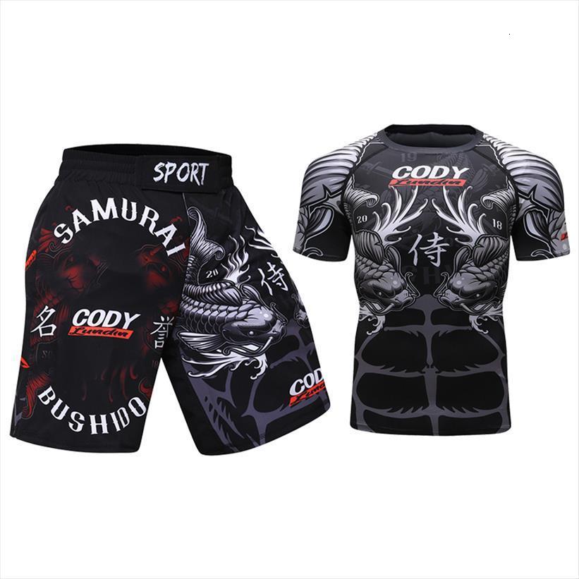 

Cody Lundin Fitness Cycling Sets Men Tracksuit Digital Printed Mma Rashguard Male Plus Size Shorts For, Ad009