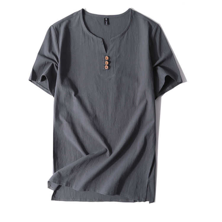 Men's T Shirts Plus Size 5XL 6XL 8XL 9XL large Oversized T Shirt Linen Short Sleeve Tee Shirt Male Summer Men T-shirt Big Size 210623