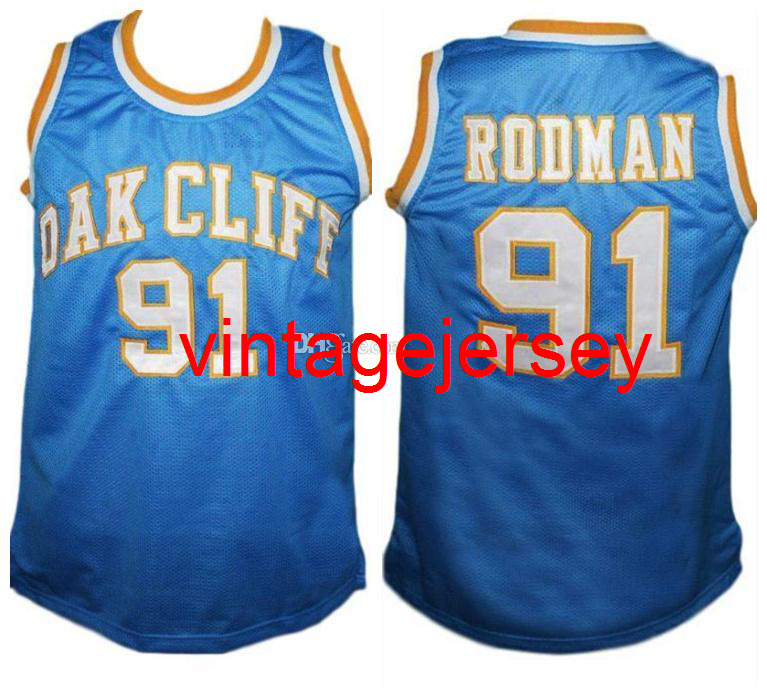 South Oak Cliff High School Dennis Rodman #91 Retro Basketball Jersey Men's Stitched Custom Number Name Jerseys, Blue
South Oak Cliff High School Dennis Rodman #91 Retro Basketball Jersey Men's Stitched Custom Number Name Jerseys, Blue