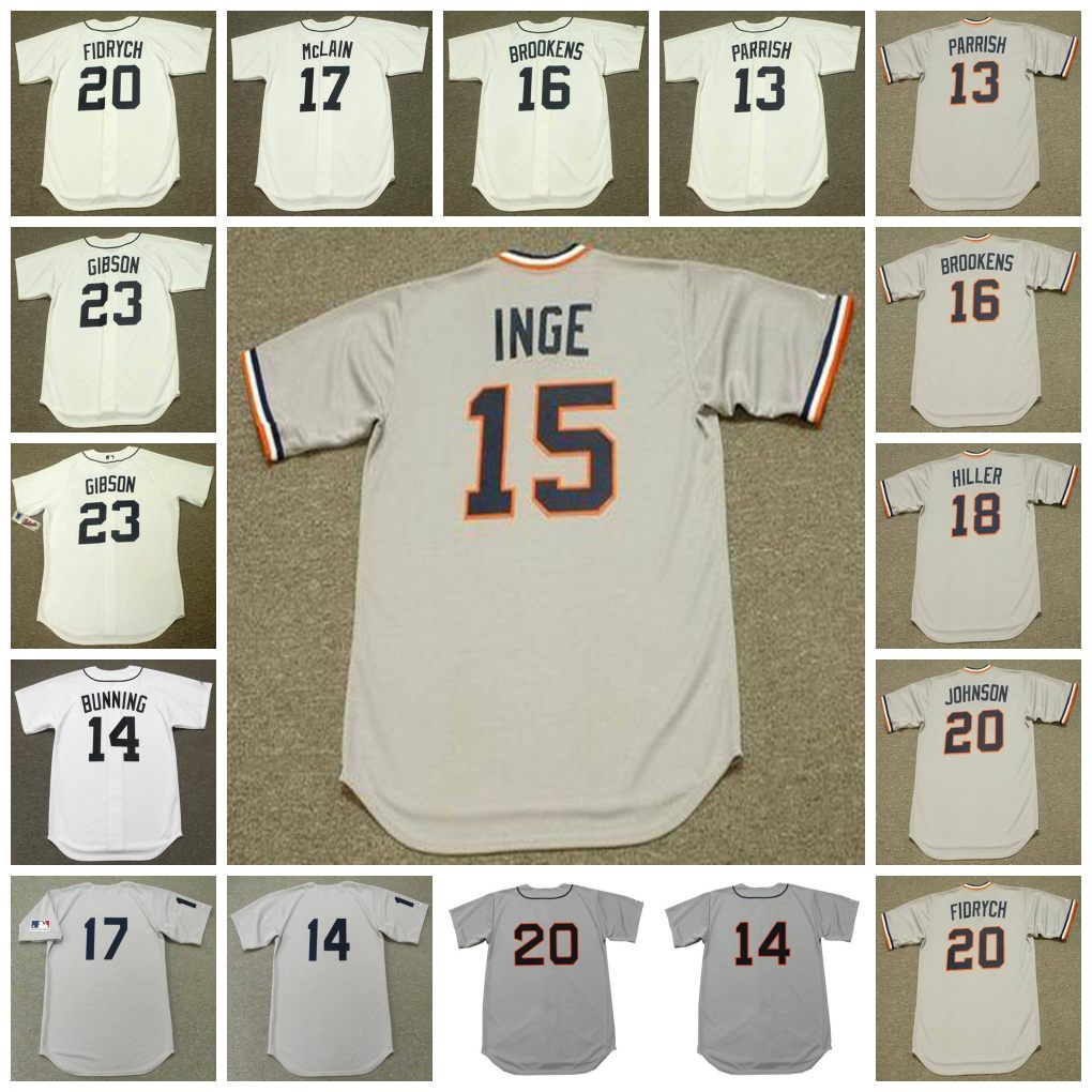 Detroit Vintage Baseball Jersey 13 LANCE PARRISH 14 JIM BUNNING 1957 15 BRANDON INGE 1980's 16 TOM BROOKENS 17 DENNY McLAIN 1969 HILLER JOHNSON FIDRYCH WERTZ GIBSON, 15 brandon inge 1980's gray
Detroit Vintage Baseball Jersey 13 LANCE PARRISH 14 JIM BUNNING 1957 15 BRANDON INGE 1980's 16 TOM BROOKENS 17 DENNY McLAIN 1969 HILLER JOHNSON FIDRYCH WERTZ GIBSON, 15 brandon inge 1980's gray