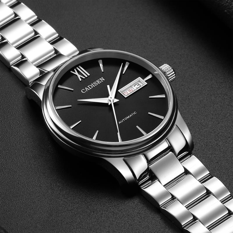 Wristwatches CADISEN Top Brand Men Automatic Watch Luxury Sapphire Mechanical Watches Day Date 50m Waterproof Stainless Steel Wrist, Brown leather
Wristwatches CADISEN Top Brand Men Automatic Watch Luxury Sapphire Mechanical Watches Day Date 50m Waterproof Stainless Steel Wrist, Brown leather