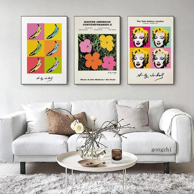 Paintings Andy Warhol Colorful Banana Flower Posters Cattle Classic Canvas Painting And Prints Wall Art Pictures Living Room Decor
Paintings Andy Warhol Colorful Banana Flower Posters Cattle Classic Canvas Painting And Prints Wall Art Pictures Living Room Decor