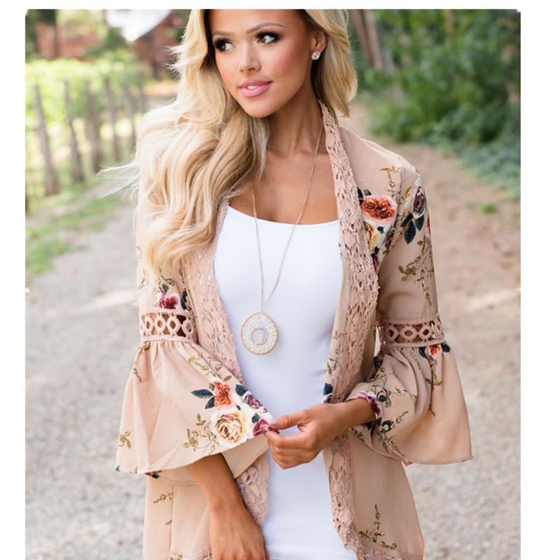 Women' Blouses & Shirts Elegant Summer Boho Womens Jacket Lace Flare Long Sleeve Slim Casual Open Stitch Tops Fashion Clothes Spring Shirt, Gray
Women' Blouses & Shirts Elegant Summer Boho Womens Jacket Lace Flare Long Sleeve Slim Casual Open Stitch Tops Fashion Clothes Spring Shirt, Gray