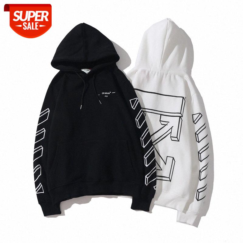 OFF Tide brand FW European and American street white Black sketch line OW pullover hoodie Couple sweater #B74z
OFF Tide brand FW European and American street white Black sketch line OW pullover hoodie Couple sweater #B74z