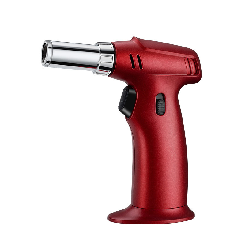 Wholesale Chef Blowtorch Scorch Lighter Refillable Kitchen Torch Jet Flame Iron Welding Gift Butane Gas Torches W260202
