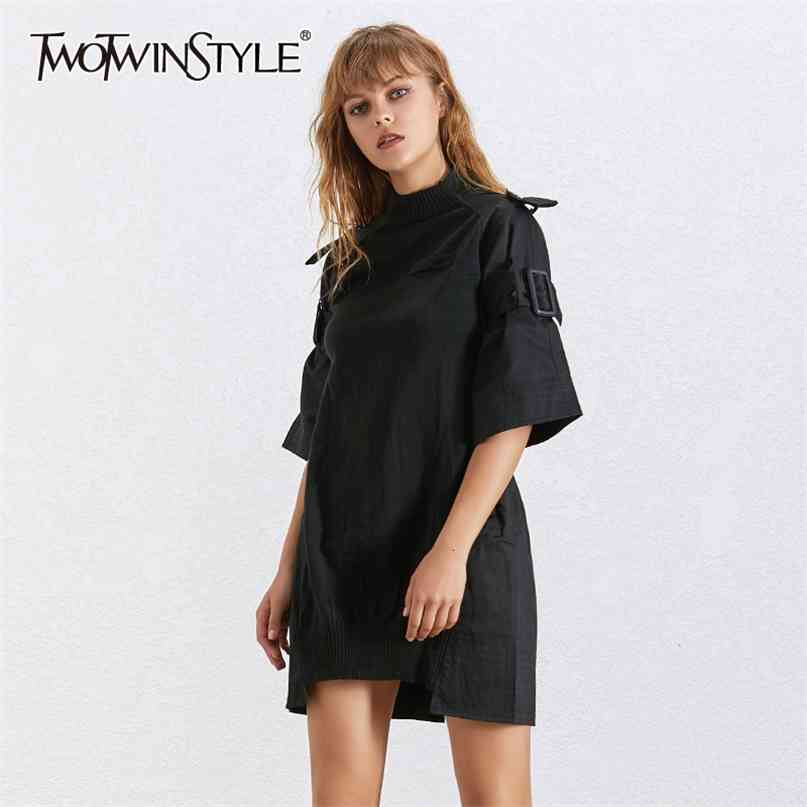 Patchwork Hit Color Dress For Women O Neck Half Sleeve High Waist Sashes Knitted Casual Dresses Female Autumn 210520, Black
Patchwork Hit Color Dress For Women O Neck Half Sleeve High Waist Sashes Knitted Casual Dresses Female Autumn 210520, Black