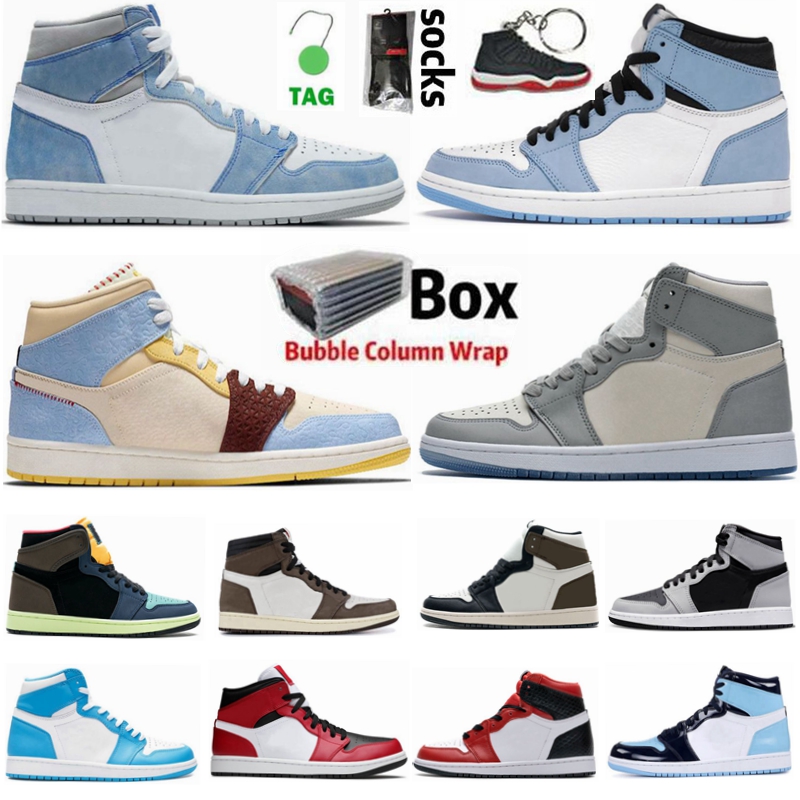 1s Mens Jumpman 1 Basketball Shoes University Blue Lucky Green Smkoy Grey Obsidian UNC Hype Royal Top 3 Twist Sports Women Sneakers
1s Mens Jumpman 1 Basketball Shoes University Blue Lucky Green Smkoy Grey Obsidian UNC Hype Royal Top 3 Twist Sports Women Sneakers