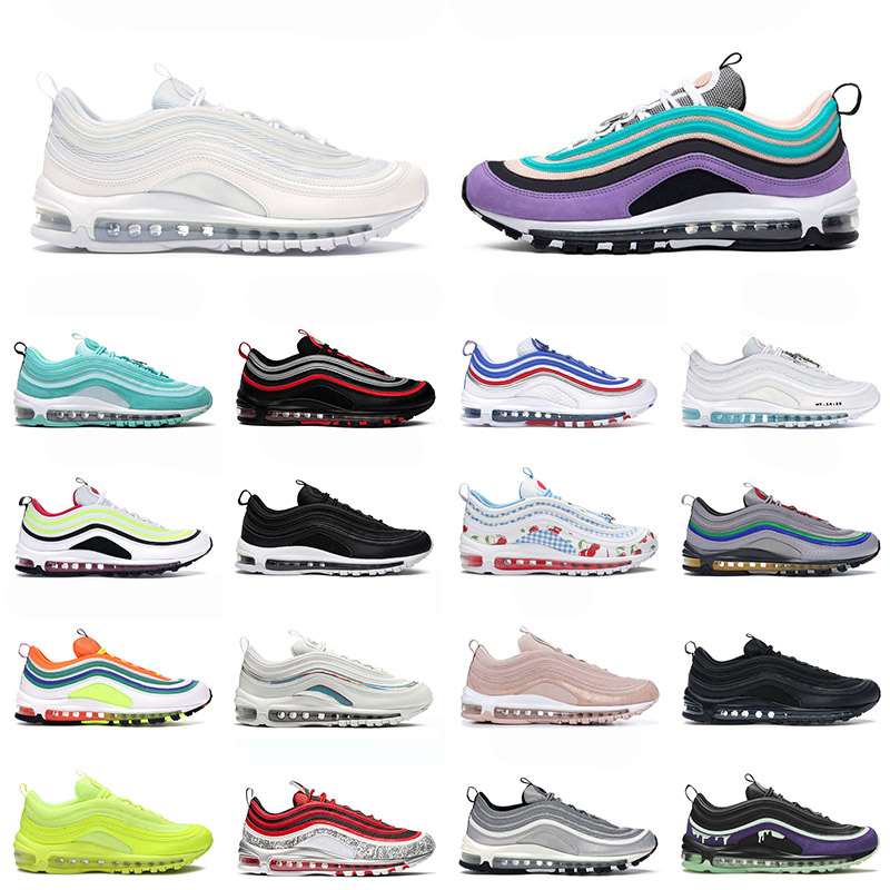 Wholesale 2021 Newest Arrival 97s Running Shoes Triple White Bred Tropical Twist Men Women Off Silver Bullet South Beach OG97 Trainers Sneakers 36-46
Wholesale 2021 Newest Arrival 97s Running Shoes Triple White Bred Tropical Twist Men Women Off Silver Bullet South Beach OG97 Trainers Sneakers 36-46