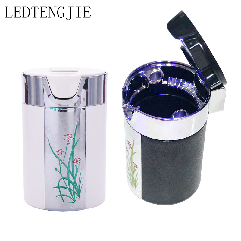 Luxury Car Accessories Carbon Fiber Portable LED Auto Ashtray High Quality Universal Cylinder Molding Mini Collecting Pot
Luxury Car Accessories Carbon Fiber Portable LED Auto Ashtray High Quality Universal Cylinder Molding Mini Collecting Pot
