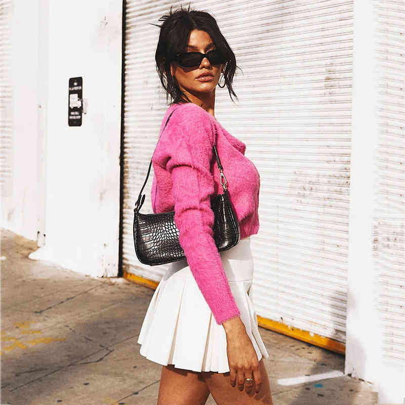 Foridol high waist pleated mini skirts womens autumn winter black casual skirts streetwear skirts bottoms 210415