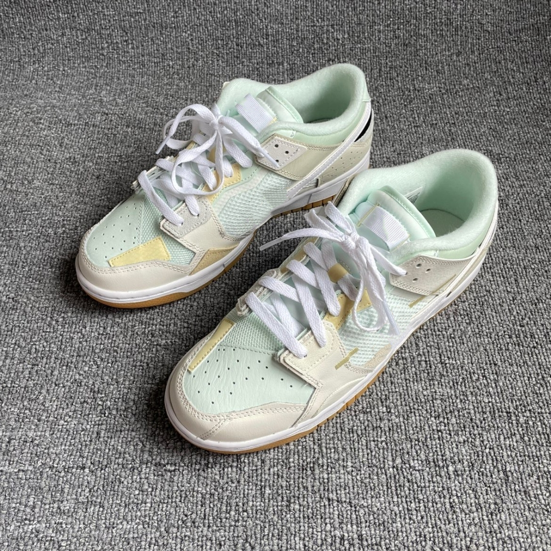SB Low Scrap Sea Glass Skateboard Shoes Men Women Gray Green Stitching Casual Skate Board Sneakers DB0500-100, Customize
SB Low Scrap Sea Glass Skateboard Shoes Men Women Gray Green Stitching Casual Skate Board Sneakers DB0500-100, Customize