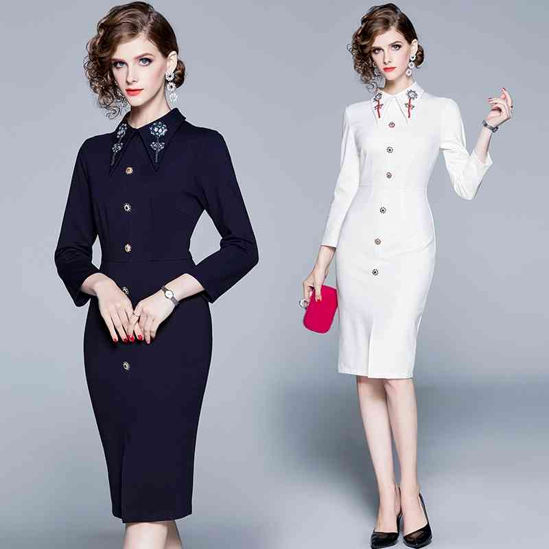 Fashion Runway Women Summer Elegant Dress Gorgeous Beading Vintage character Printed Office Lady Bodycon Female Dresses Vestidos 210603, White
Fashion Runway Women Summer Elegant Dress Gorgeous Beading Vintage character Printed Office Lady Bodycon Female Dresses Vestidos 210603, White