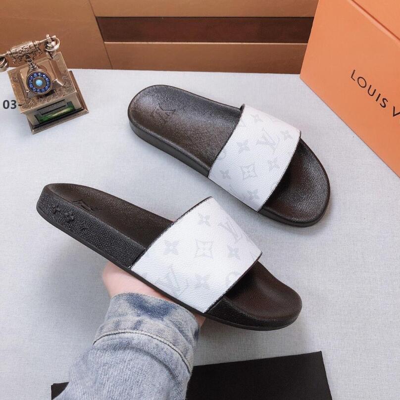 03-9 original LOUIS shoes VITTON fashion Beach Slide Sandals male female flower blooms print leather Slippers EUR:36-45 #888, Black
03-9 original LOUIS shoes VITTON fashion Beach Slide Sandals male female flower blooms print leather Slippers EUR:36-45 #888, Black