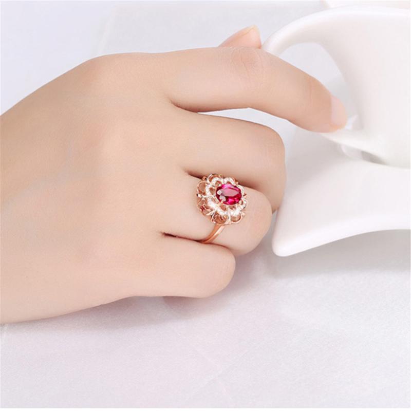 Rose Gold Wedding Engagement Ring For Anillos Diamond Ruby Gemstone Bizuteria Jewelry Mujer Bijoux Femme Rings Box Cluster
Rose Gold Wedding Engagement Ring For Anillos Diamond Ruby Gemstone Bizuteria Jewelry Mujer Bijoux Femme Rings Box Cluster