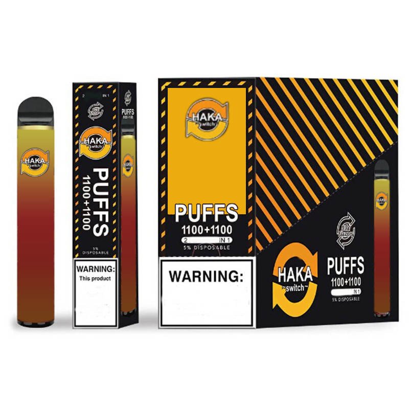 HAKA SWITCH 2IN1 Disposable E cigarettes 2200 Puffs Vape Pen Prefilled 6ml Cartridges Pod Device 950mAh Battery Vaporizer Kit 7 Colors New Package
HAKA SWITCH 2IN1 Disposable E cigarettes 2200 Puffs Vape Pen Prefilled 6ml Cartridges Pod Device 950mAh Battery Vaporizer Kit 7 Colors New Package