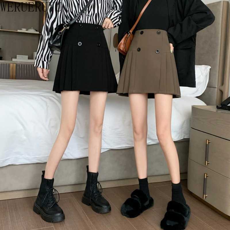 WERUERUYU Autumn winter a-line thick short Skirt Women pleated mini skirt female knit skirt 210608, Photo color
WERUERUYU Autumn winter a-line thick short Skirt Women pleated mini skirt female knit skirt 210608, Photo color
