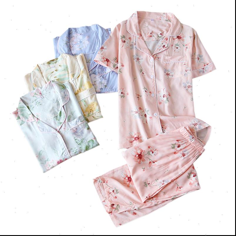 summer viscose pajamas sets japanese women sleepwear casual short sleeve trousers floral shorts for, Black;red
summer viscose pajamas sets japanese women sleepwear casual short sleeve trousers floral shorts for, Black;red