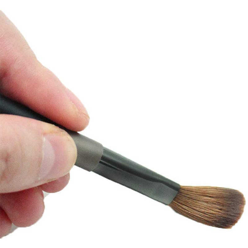 Eval Professional Black Acrylic Nail Brush Kolinsky Sable Hair Powder Round Paint Art Supplies 210630