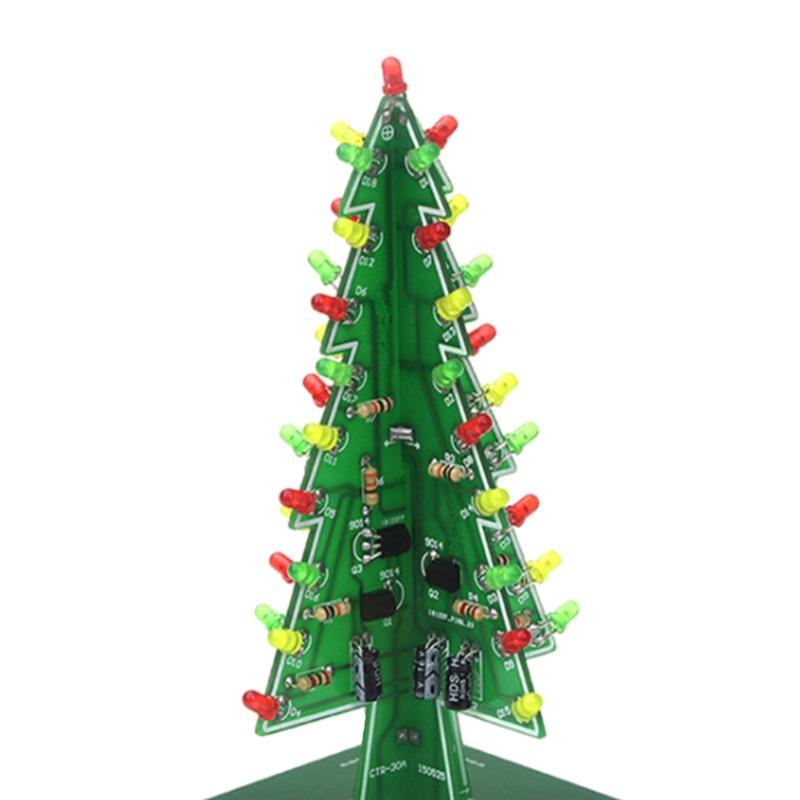 Christmas Decorations 3D DIY 7 Color/3 Colors Light Flash LED Circuit Trees Colorful Kit1
Christmas Decorations 3D DIY 7 Color/3 Colors Light Flash LED Circuit Trees Colorful Kit1