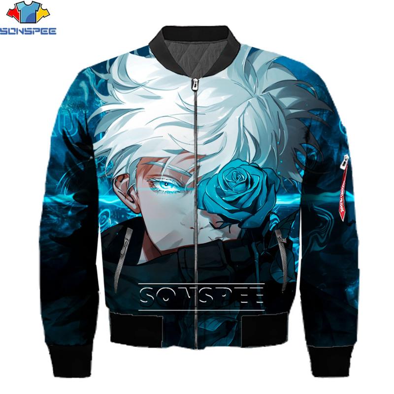 Men's Jackets SONSPEE Japanese Anime Jujutsu Kaisen Men Woman Jacket 3D Print Cool Boy Fall Harajuku Super Warm Bomber O-Neck Tops, Black;brown
Men's Jackets SONSPEE Japanese Anime Jujutsu Kaisen Men Woman Jacket 3D Print Cool Boy Fall Harajuku Super Warm Bomber O-Neck Tops, Black;brown