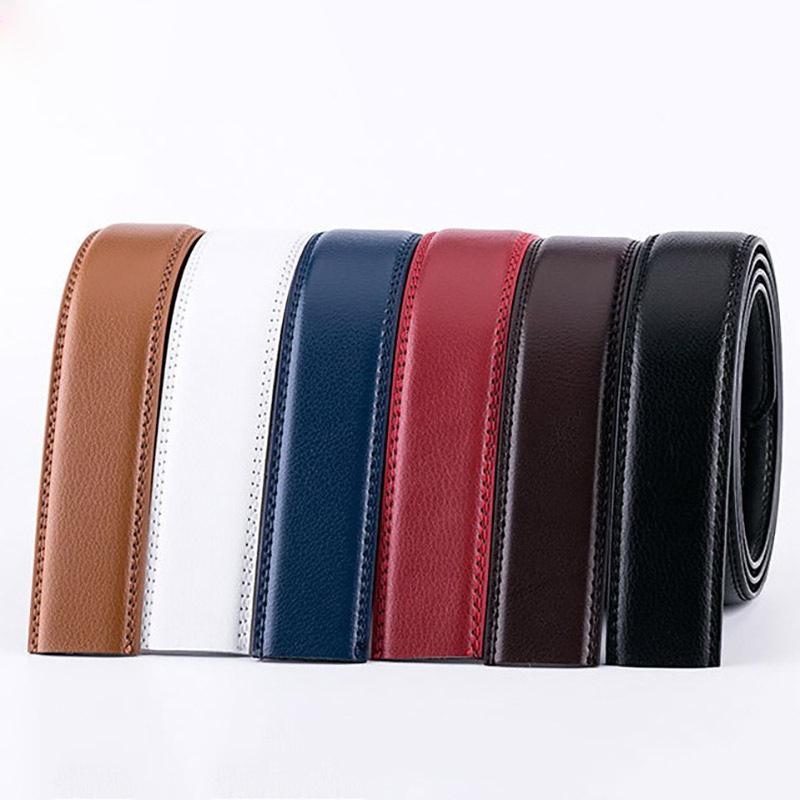 Belts 3.5cm Men Belt No Buckle Cowskin Cow Genuine Leather Body Without Automatic Strap Blue Red Coffee Brown White Black, Black;brown
Belts 3.5cm Men Belt No Buckle Cowskin Cow Genuine Leather Body Without Automatic Strap Blue Red Coffee Brown White Black, Black;brown