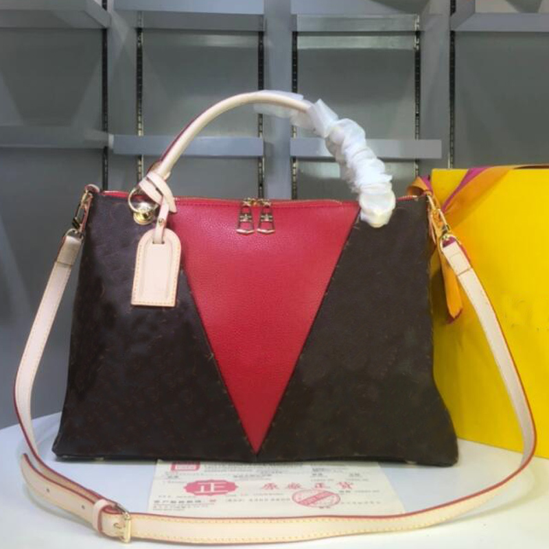 Bag Women Handbag V Tote Canvas Leather Shoulder Letter Triangle Patchwork Color Detchable Strap Golden Hardware Handbags, Box
Bag Women Handbag V Tote Canvas Leather Shoulder Letter Triangle Patchwork Color Detchable Strap Golden Hardware Handbags, Box