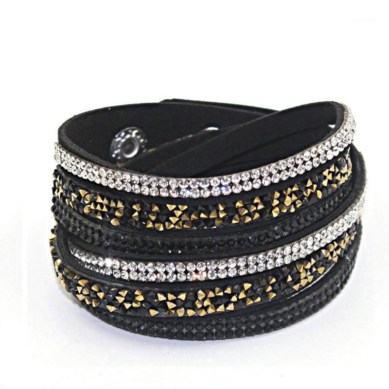 Charm Bracelets 1 Pc/lot 2021 Arrival Fashion Jewelry Colorful Stone 6 Layer Rhinestone Bracelet&bangle Leather Bracelet For Women1
Charm Bracelets 1 Pc/lot 2021 Arrival Fashion Jewelry Colorful Stone 6 Layer Rhinestone Bracelet&bangle Leather Bracelet For Women1