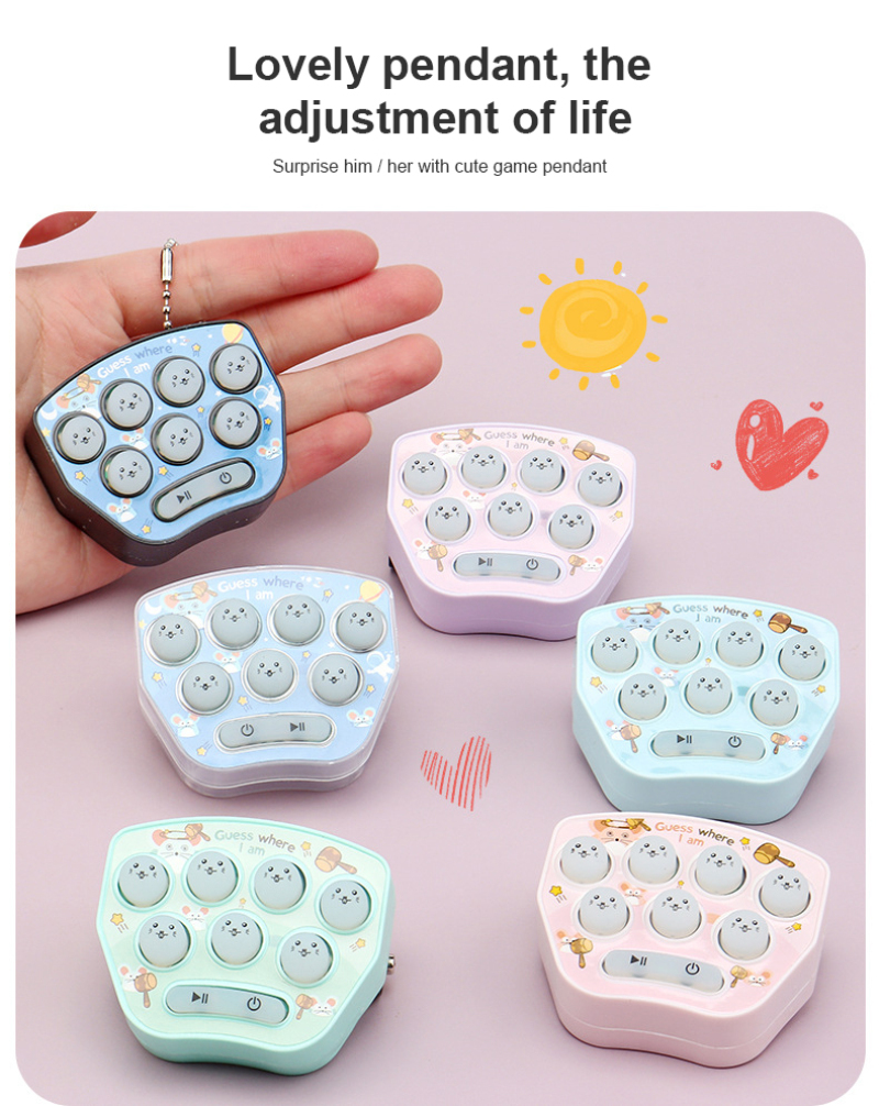 New Children Creative Puzzle Hit Gophers Memory Training Game Mini Funny Portable Educational Novelty Toys Children' Day Gift